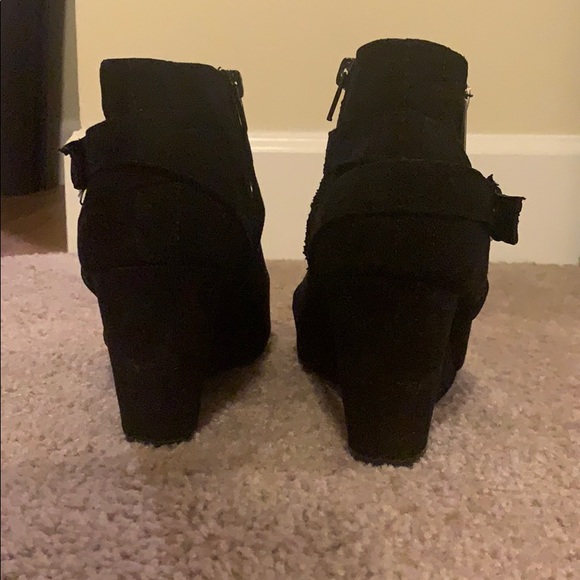 Short Wedge Booties - Picture 3 of 5